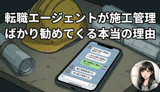 転職エージェントが施工管理ばかり勧めてくる本当の理由と案件が多すぎる闇