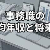 事務職の平均年収と将来性
