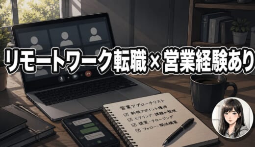 リモートワーク転職×営業経験あり｜インサイドセールス・カスタマーサクセスへの移行完全マップ