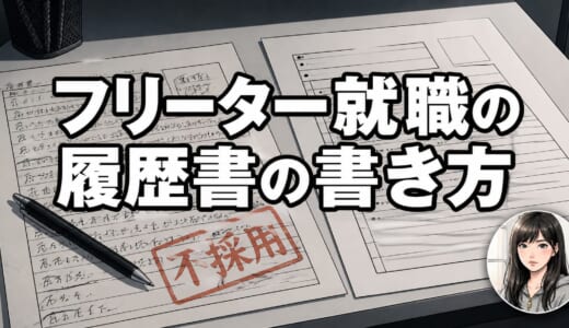 フリーター就職の履歴書の書き方｜採用担当が落とす5つのNG例と通る書き方